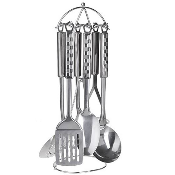Set pentru bucătărie pe suport din inox (0098-1)