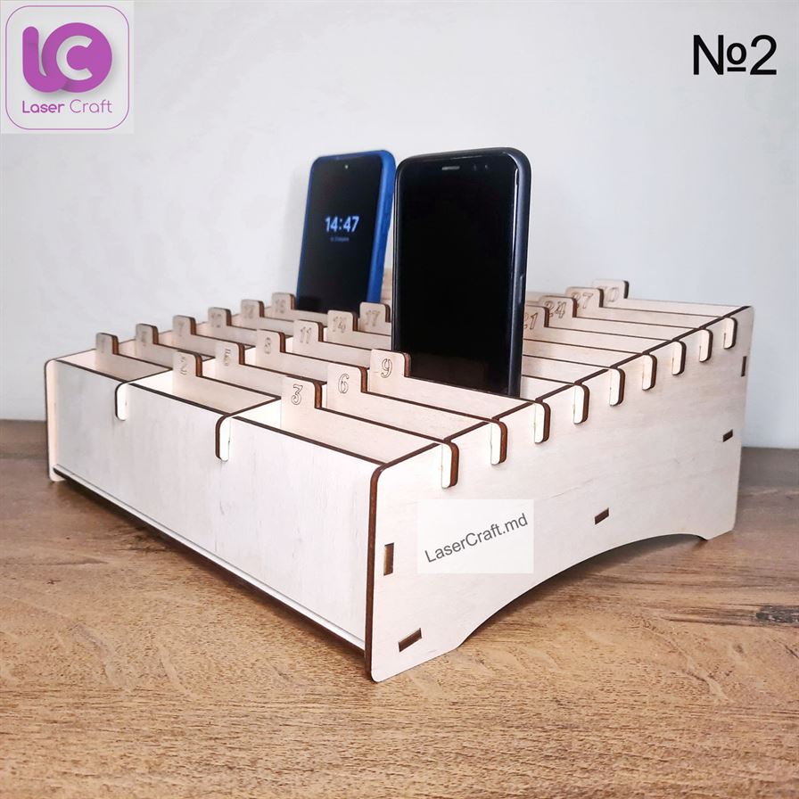 Organizator pentru telefoane (30 secțiuni)