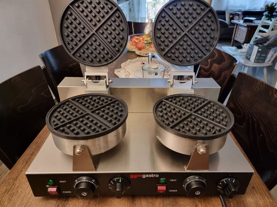 Aparat de vafe, profesional, dublu