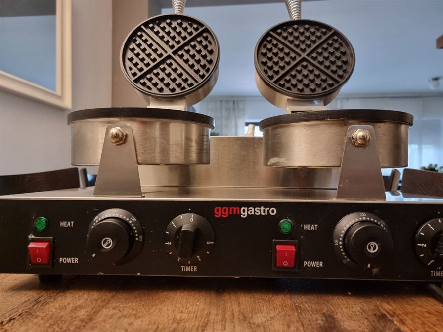 Aparat de vafe, profesional, dublu